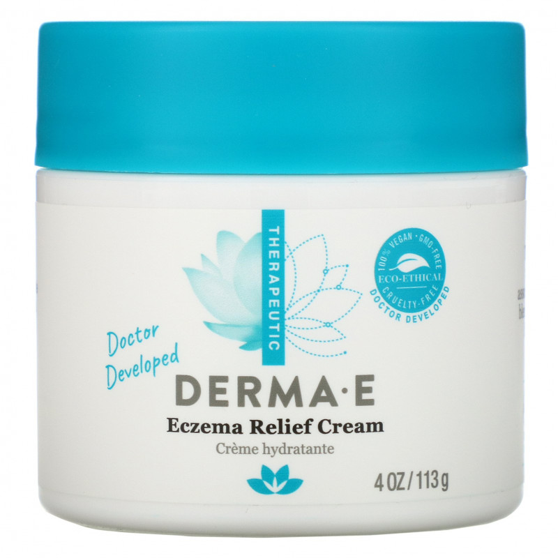 Derma E, Eczema Relief Cream, 4 oz (113 g)