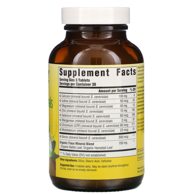 MegaFood, Balanced Minerals, 90 Tablets