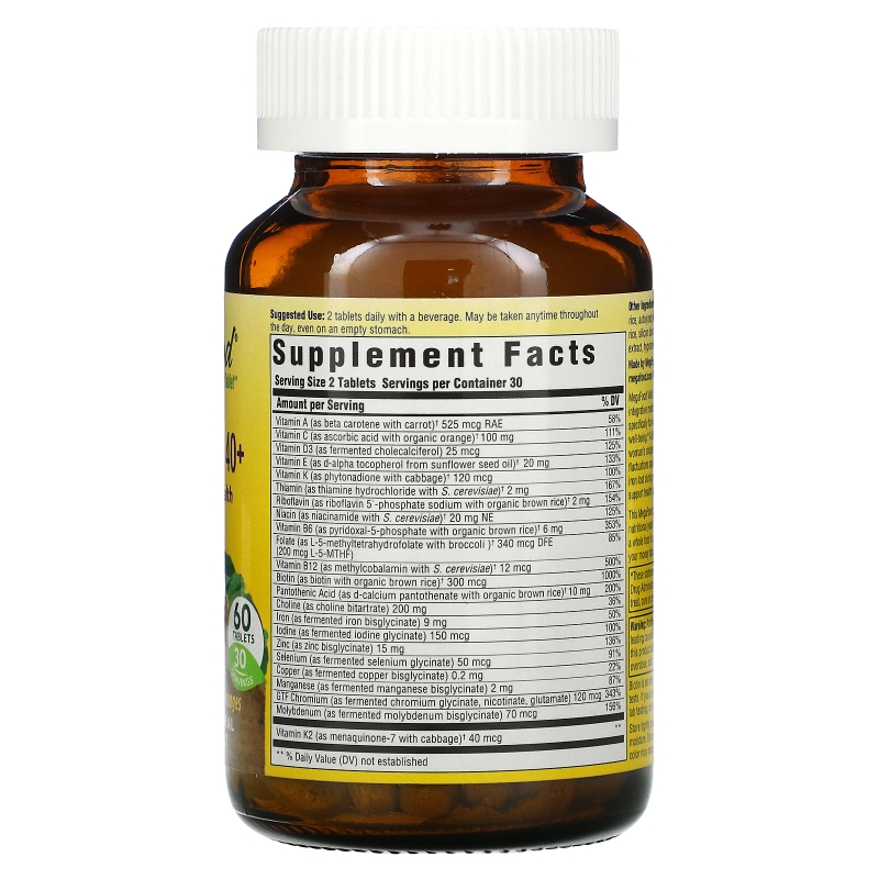 MegaFood, Multi for Women 40+, 60 Tablets