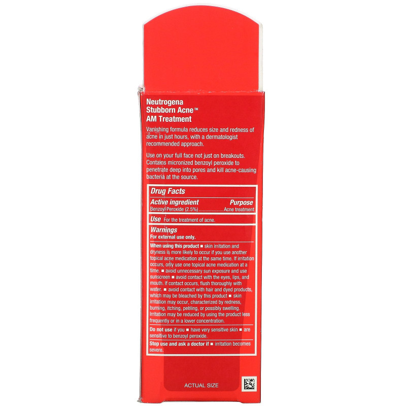 Neutrogena, Stubborn Acne AM Treatment, 2.0 oz (56 g)