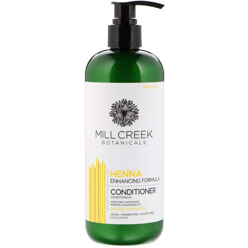 Mill Creek Botanicals, Henna Conditioner, Enhancing Formula, 14 fl oz (414 ml)