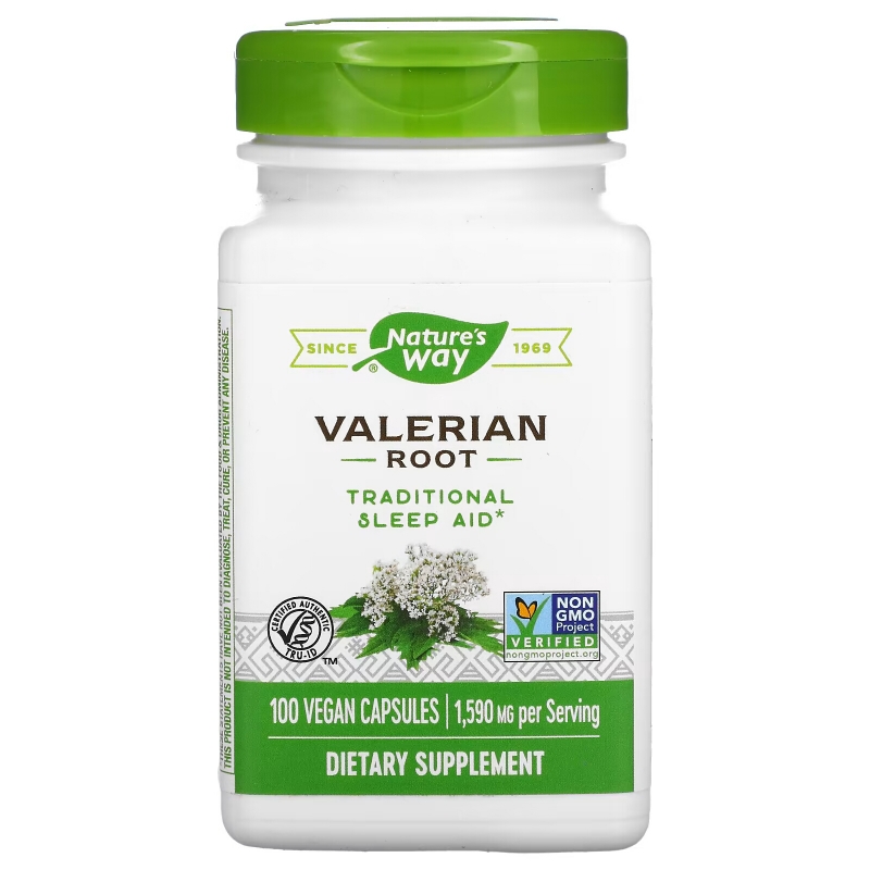 Nature's Way, Valerian Root, 1,590 mg, 100 Vegan Capsules