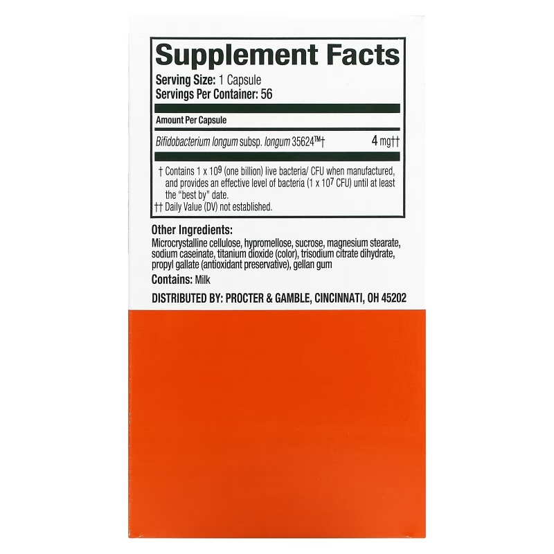 Align Probiotics, 24/7 Digestive Support, Probiotic Supplement, 56 Capsules