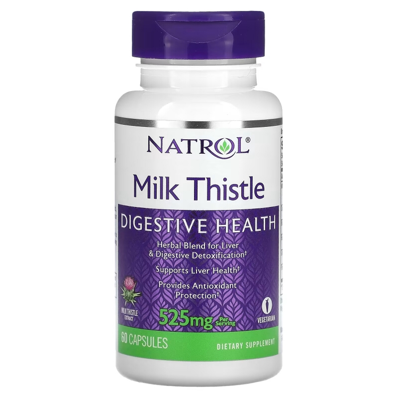 Natrol, Milk Thistle, 262.5 mg, 60 Capsules