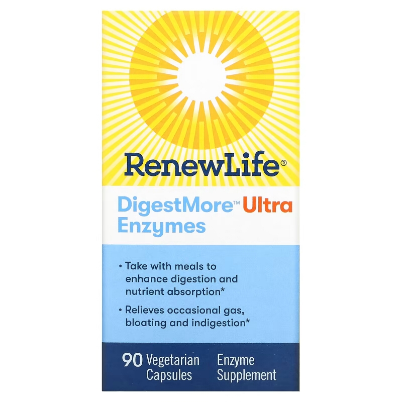 Renew Life, DigestMore Ultra Enzymes, 90 Vegetarian Capsules