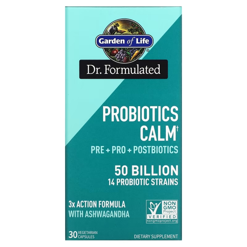 Garden of Life, Probiotics Calm, 50 Billion, 30 Vegetarian Capsules