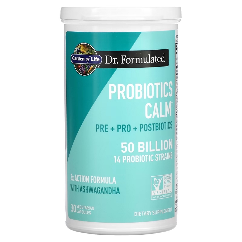 Garden of Life, Probiotics Calm, 50 Billion, 30 Vegetarian Capsules