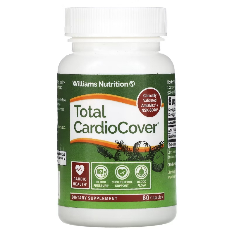 Dr. Williams, Total CardioCover, 60 Capsules