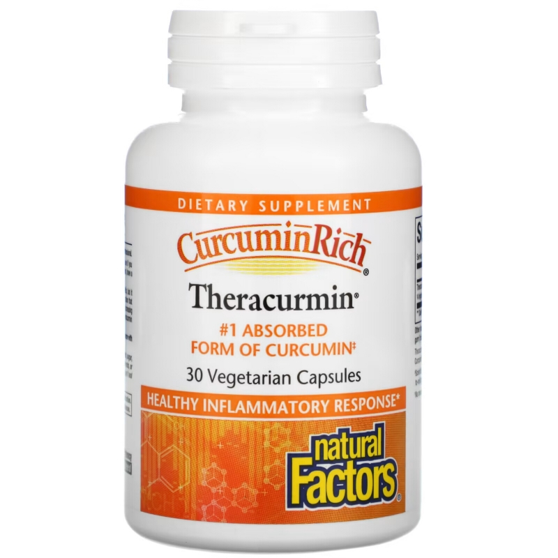 Natural Factors, CurcuminRich, Theracurmin, 30 Vegetarian Capsules