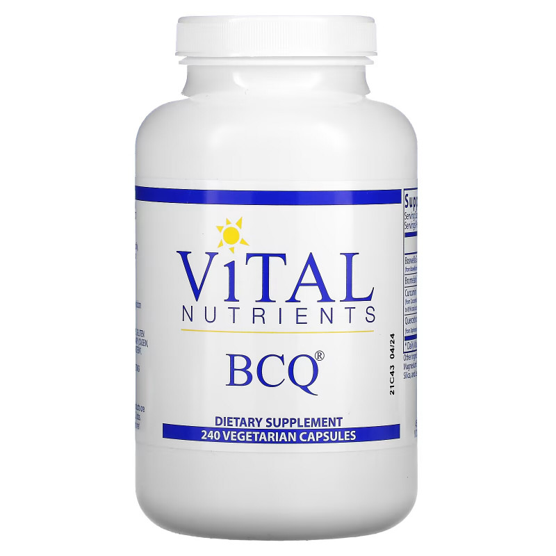 Vital Nutrients, BCQ, 240 Vegetarian Capsules