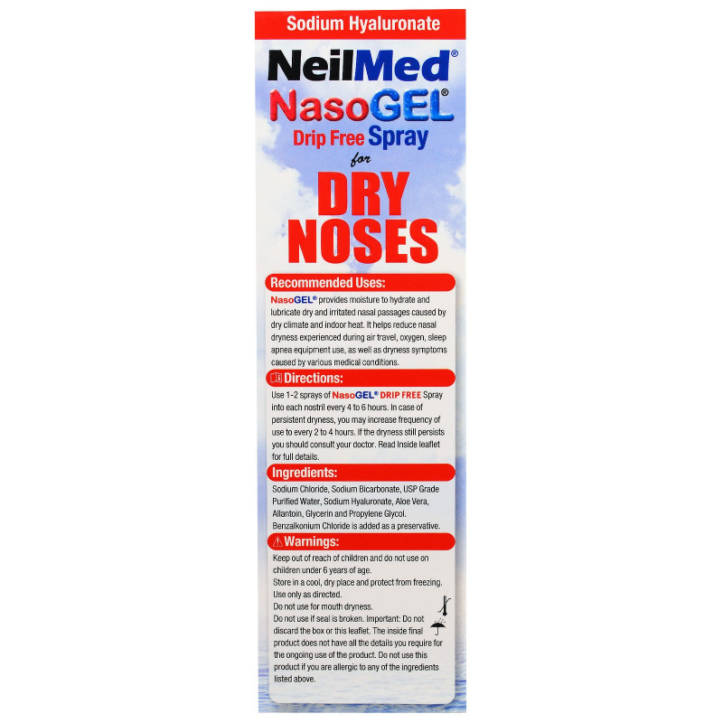 NeilMed, NasoGel, For Dry Noses, 1 Bottle, 1 fl oz (30 ml)