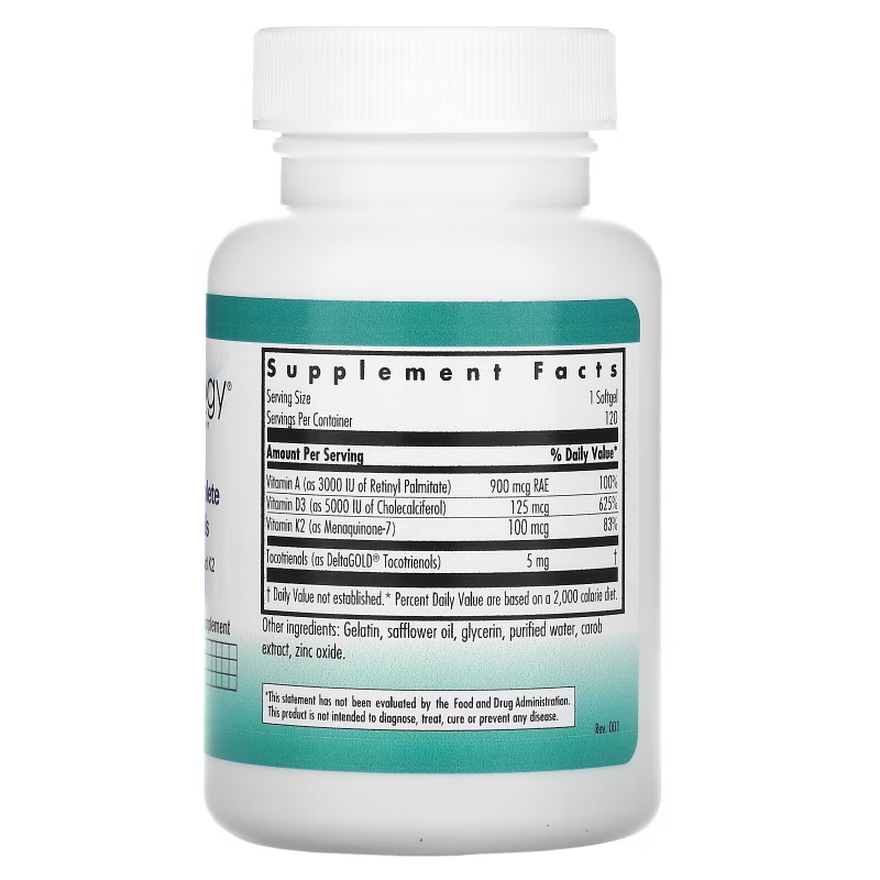 Nutricology, Vitamin D3 Complete, 5,000 IU, 120 Softgels