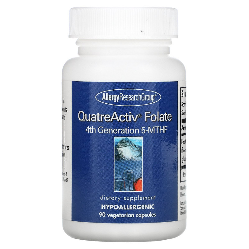 Allergy Research Group QuatreActiv фтолат 4-го поколения 5–МТГФ 90 капсул