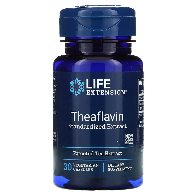 Life Extension, Theaflavin Standardized Extract, 30 Vegetarian Capsules