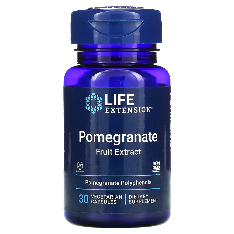 Life Extension, Pomegranate Fruit Extract, 30 Vegetarian Capsules