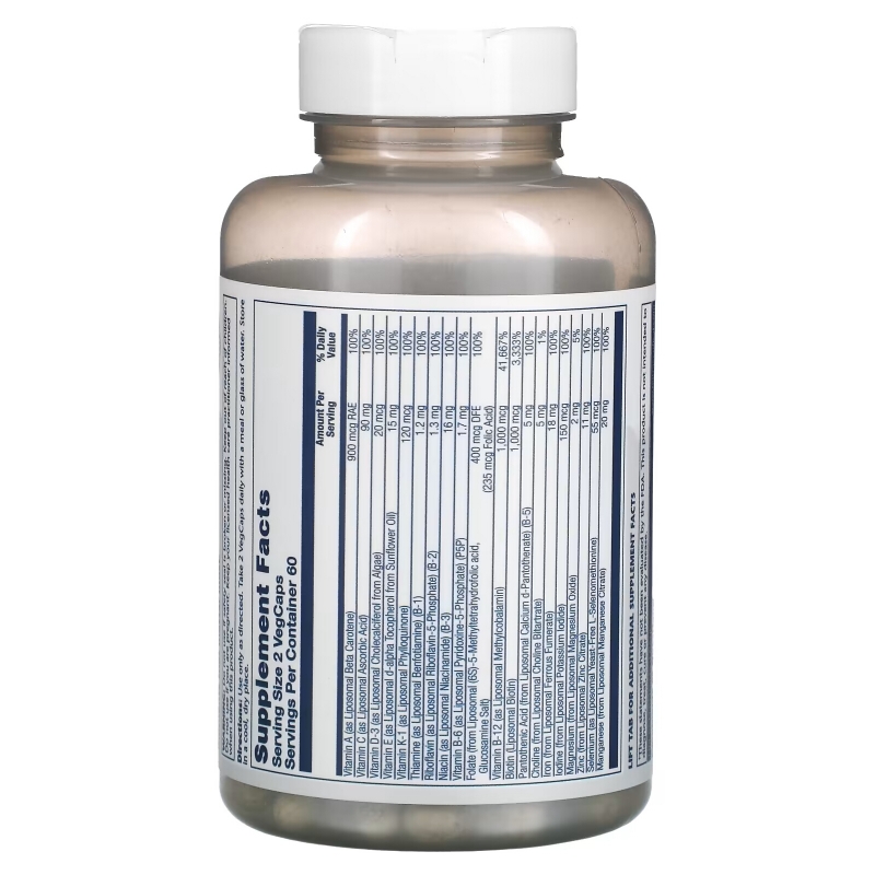 Solaray, High Potency Women's Liposomal Multivitamin, 120 VegCaps