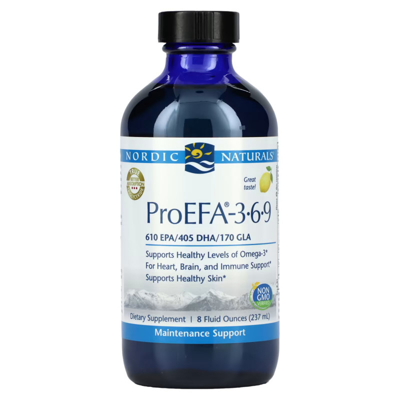 Nordic Naturals, ProEFA 3-6-9, Lemon Flavor, 8 fl oz (237 ml)