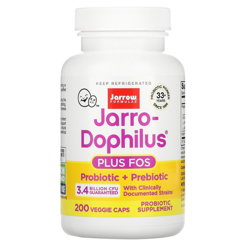 Jarrow Formulas Jarro-дофилус + ФОС 200 капсул