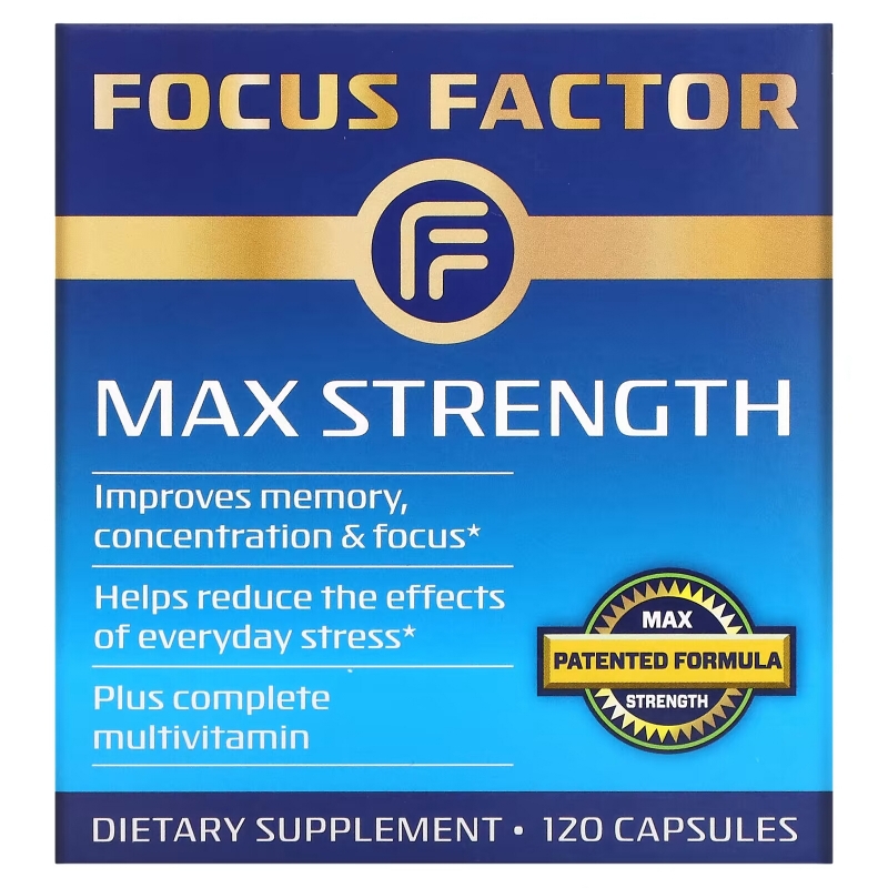 Focus Factor, Максимальная сила, 120 капсул