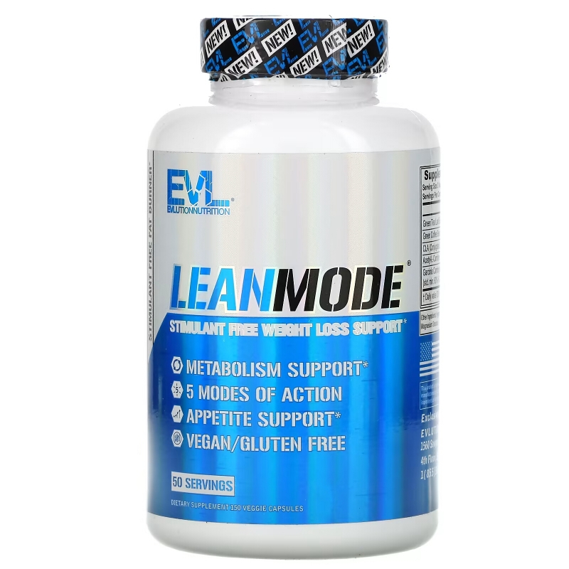 EVLution Nutrition, Lean Mode, Без Стимуляторов, 150 капсул