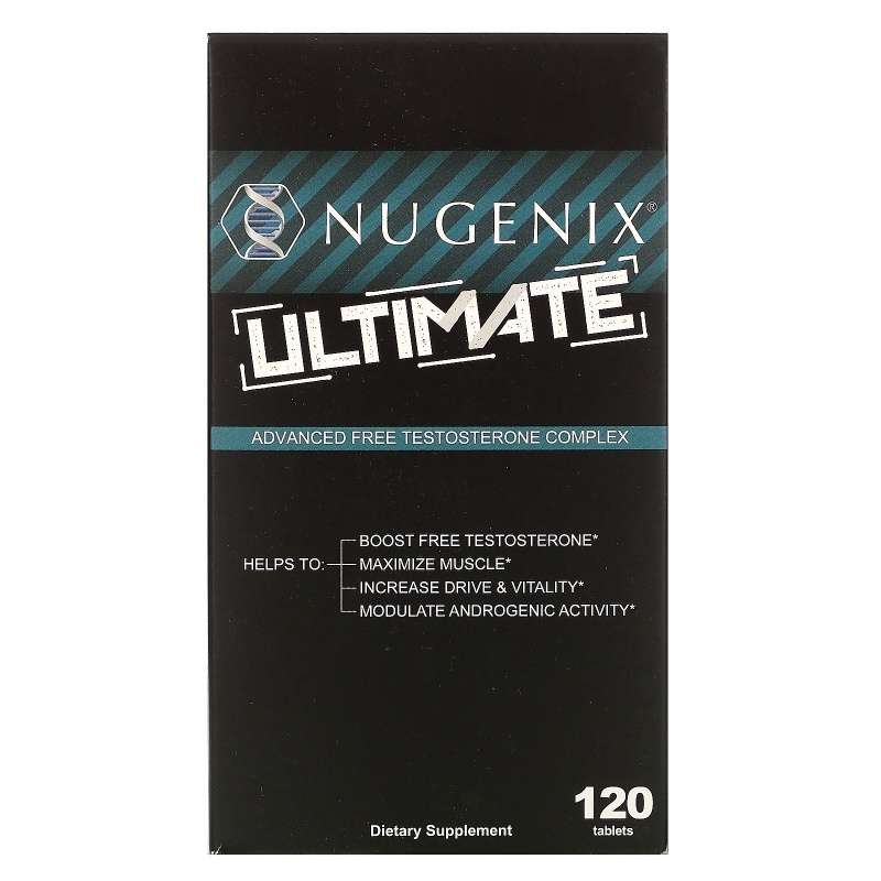 Nugenix, Ultimate, Advanced Free Testosterone Complex, 120 Tablets