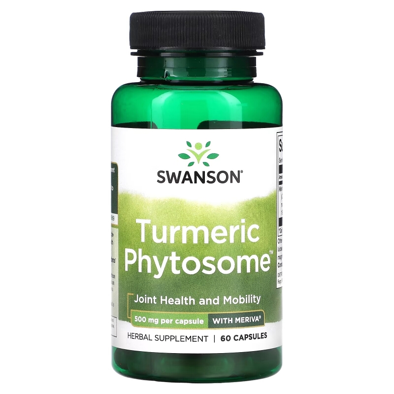 Swanson, Turmeric Phytosome with Meriva, 500 mg, 60 Capsules