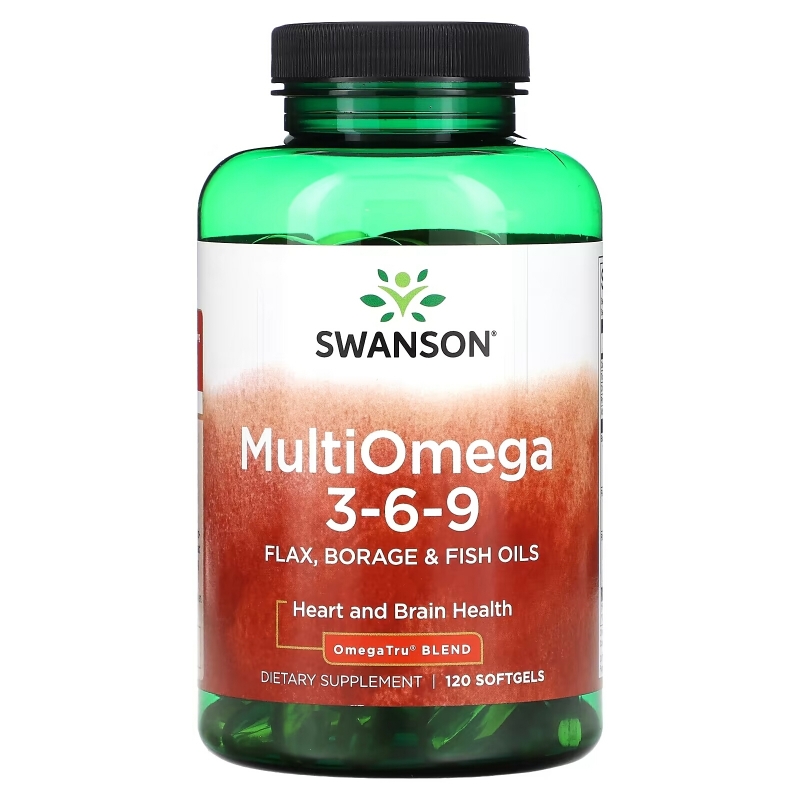 Swanson, MultiOmega 3-6-9, 120 Softgels